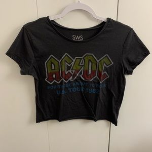 AC/DC Cropped t-shirt